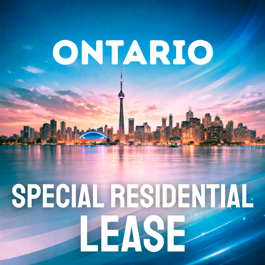 Ontario Special Residential Lease for co-ops, mobile homes, and care homes