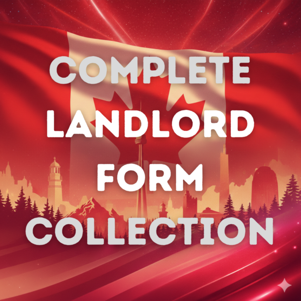 Complete Canadian Landlord Forms Collection — all provincial leases, addendums and kits
