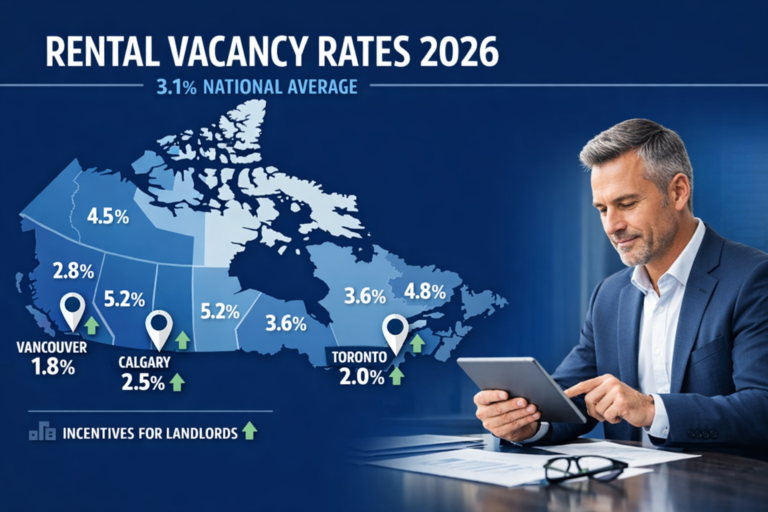 Canada’s Rental Market 2026: Vacancies Rise to 3.1%, Incentives Surge – What Landlords Need to Know