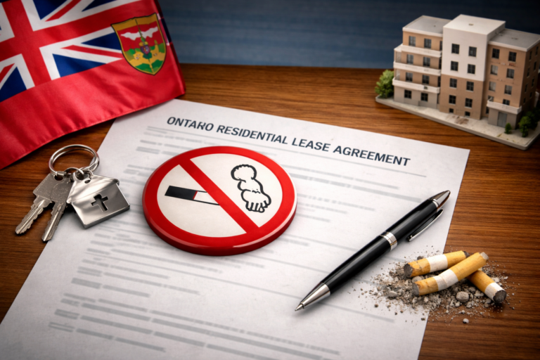 How to Add a No-Smoking Clause to an Ontario Lease (The Right Way)